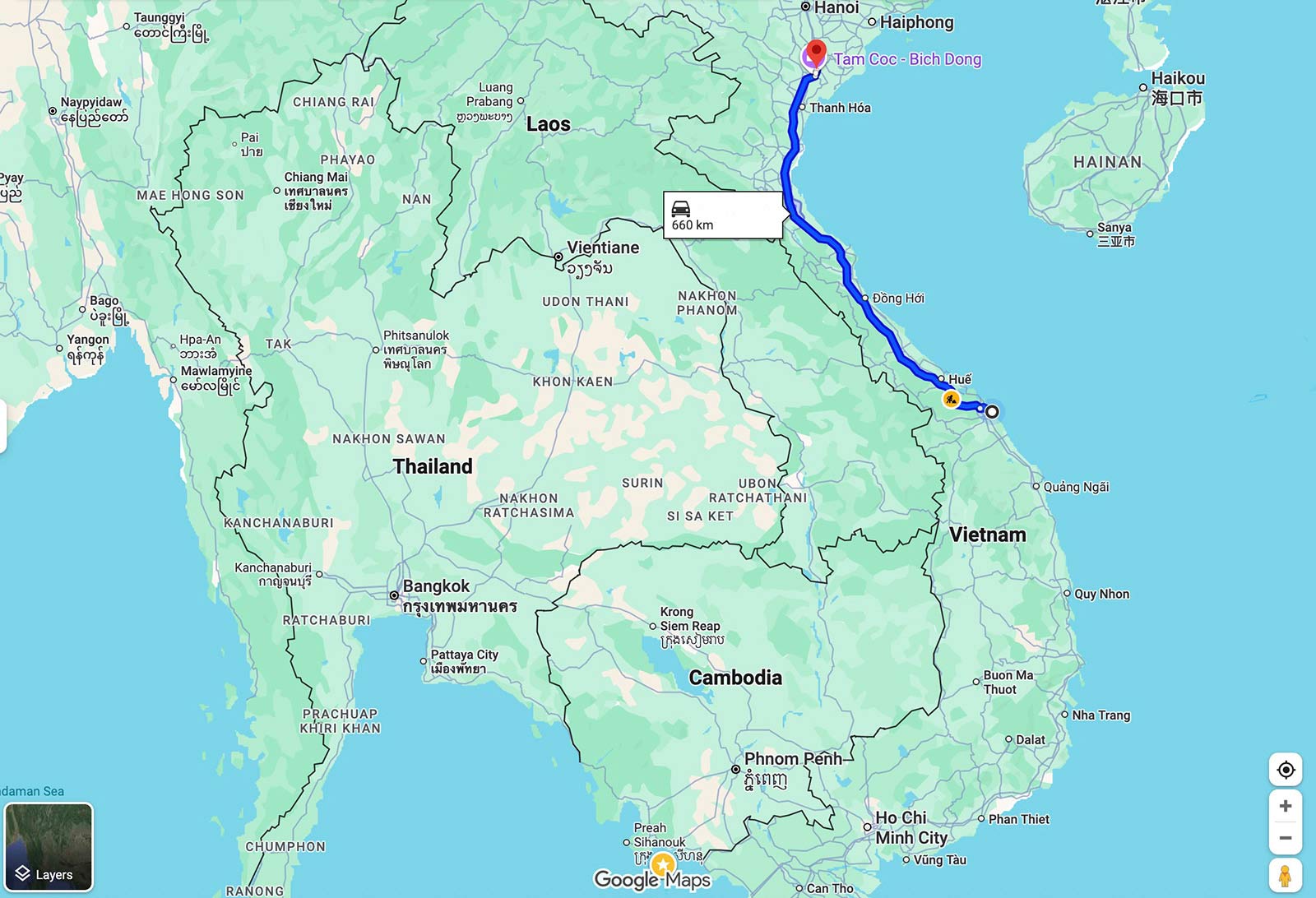 Da Nang to Ninh Binh