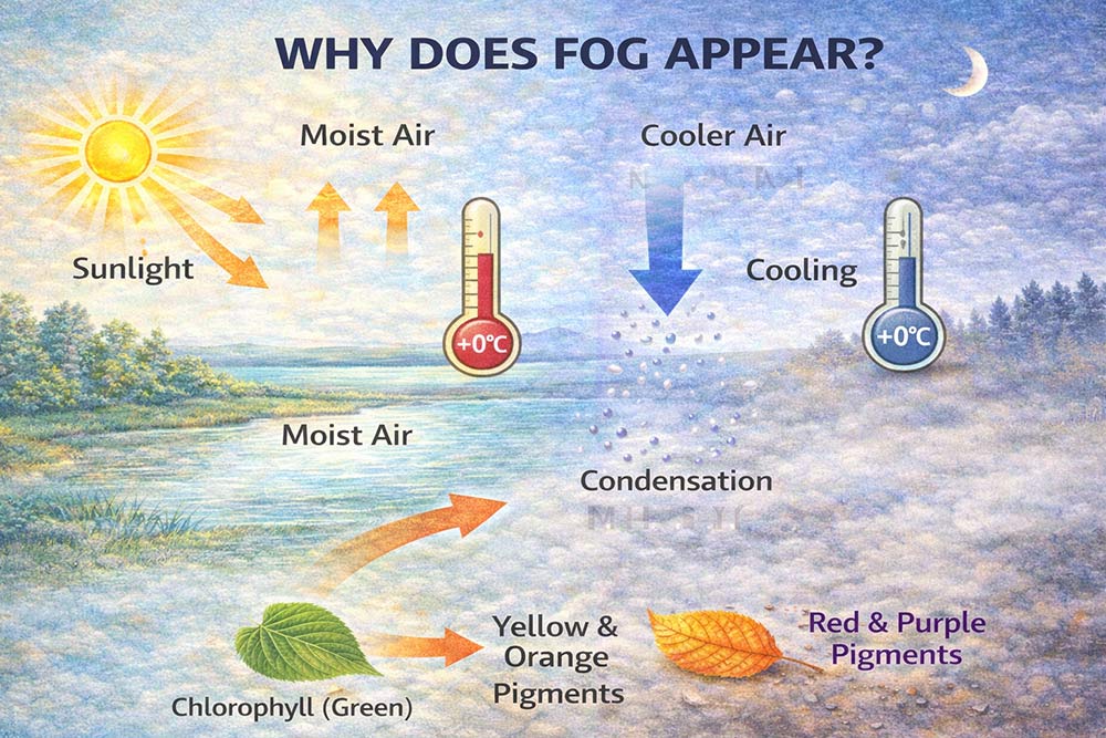 why does fog appear