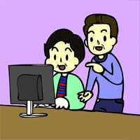 A office