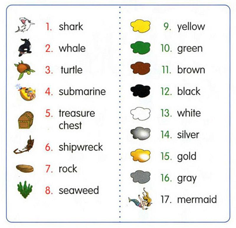 underwater words